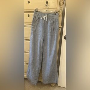 Athleta wide leg linen pants size 2T